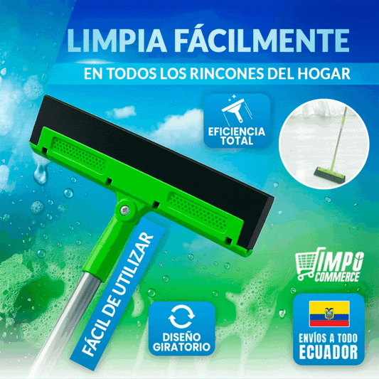 Limpiador tipo escoba para pisos, ventanas y paredes 🎁HOY ENVÍO GRATIS🎁