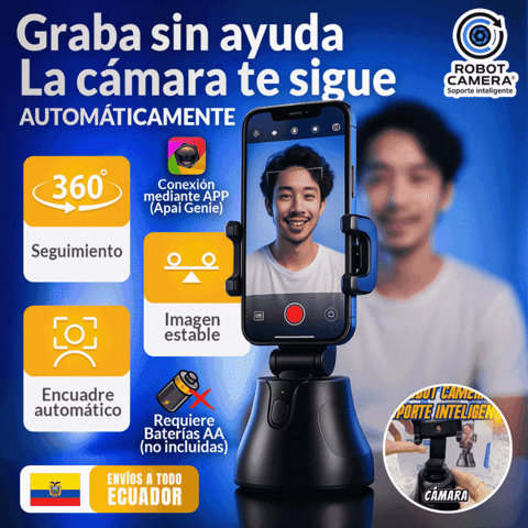 Robot Camera®️ Soporte inteligente 🎁Envío Gratis🎁