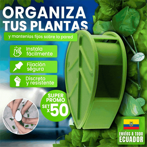 PLANTCLIPS |CLIPS ADHESIVOS PARA PLANTAS TREPADORAS 🎁PROMO 5O CLIPS🎁
