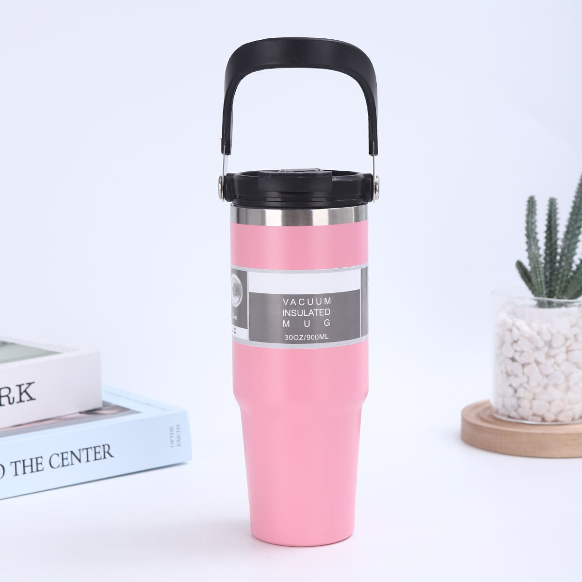 Vaso Térmico Metálico Rosa
