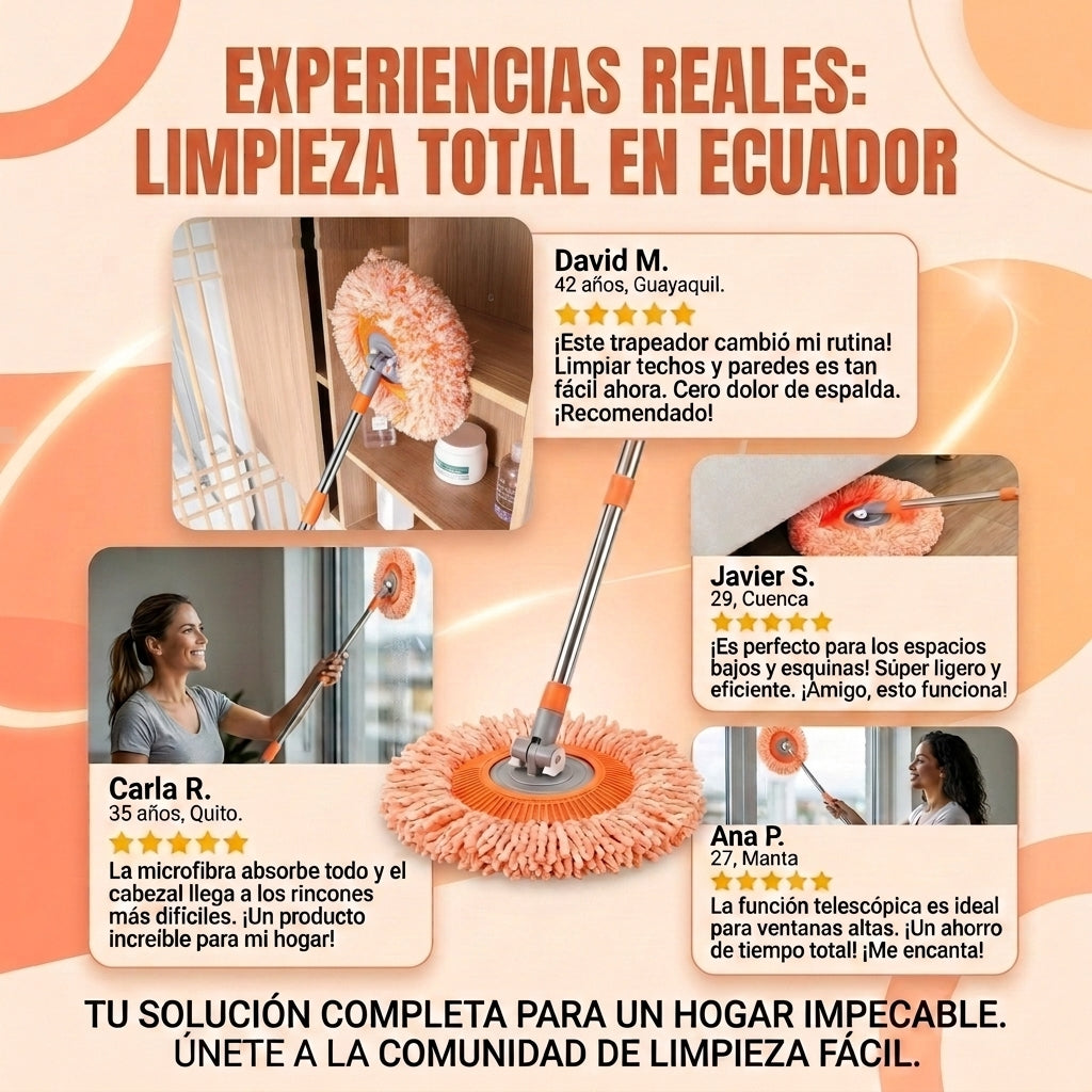 FREGONA MÁGICA PISOS, TECHO Y PAREDES 🎁PROMO LANZAMIENTO🎁
