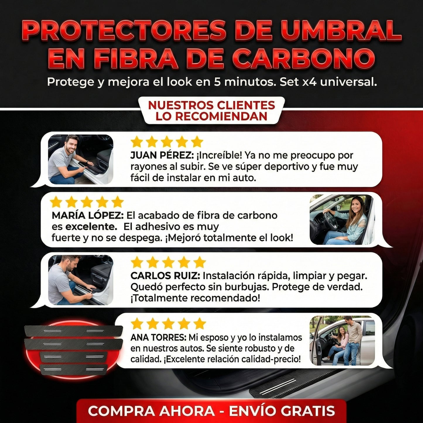 Protec-Umbral Max - Protector Universal para Umbral de Puerta 🎁JUEGO 4 PUERTAS🎁SIN MARCA
