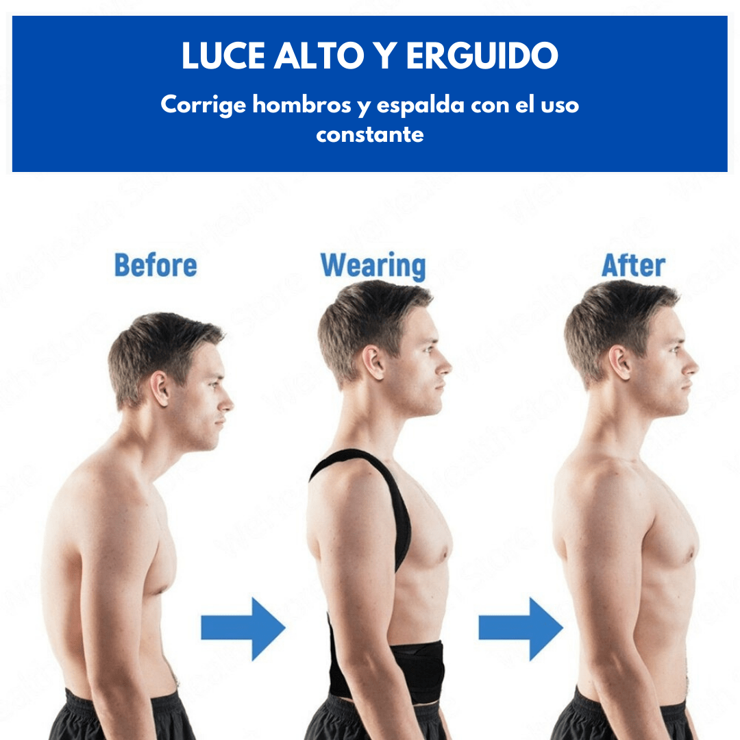PowerPostura | Corrector Ergonómico de Espalda – Ideal para Tallas S a M