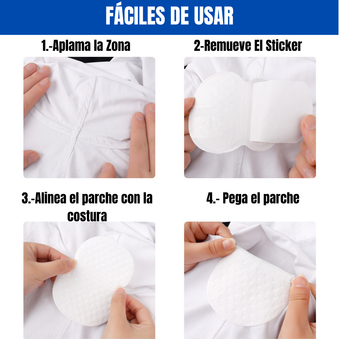 PARCHES ANTI SUDORACIÓN PARA ROPA (20 Unidades)