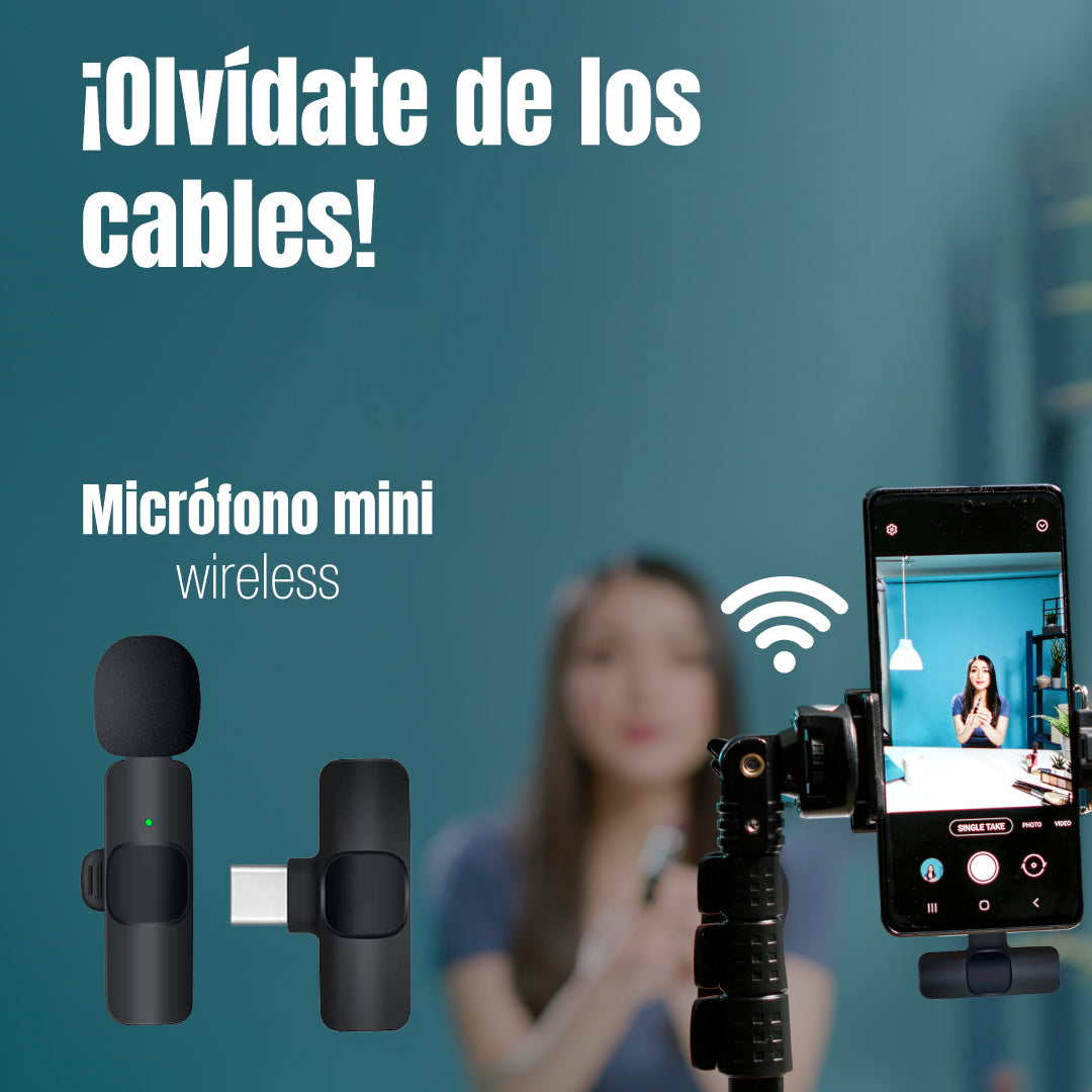 Micrófono Inalámbrico Tipo C 🎁Envío gratis🎁