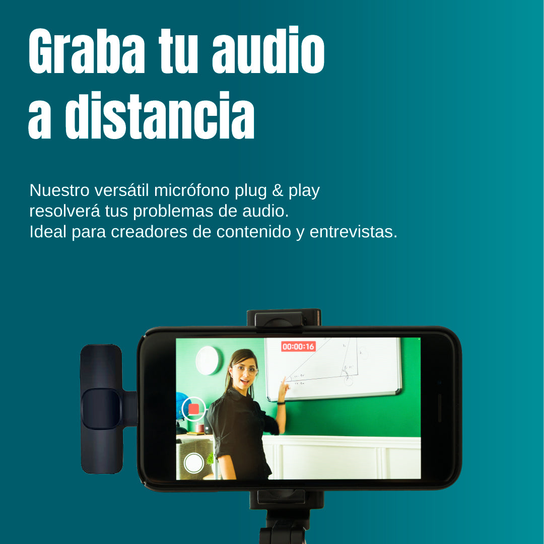 Micrófono Inalámbrico Tipo C 🎁Envío gratis🎁