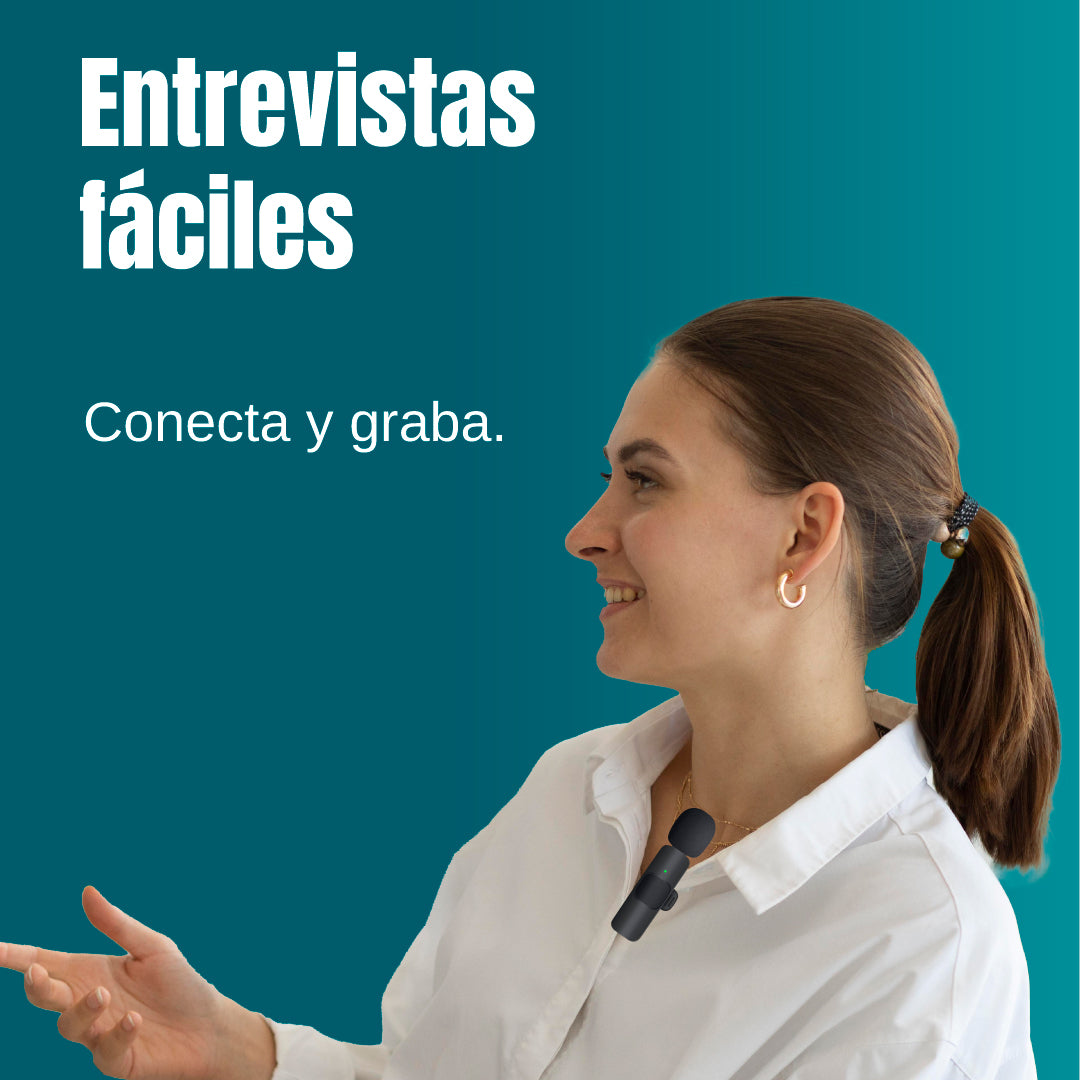 Micrófono Inalámbrico Tipo C 🎁Envío gratis🎁