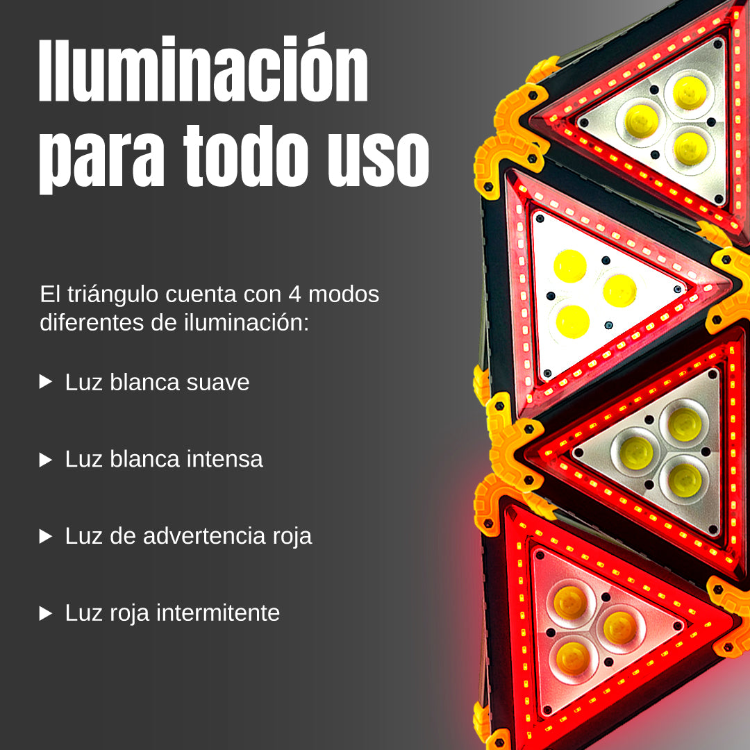 TRIÁNGULO LUMINOSO PARA AUTO