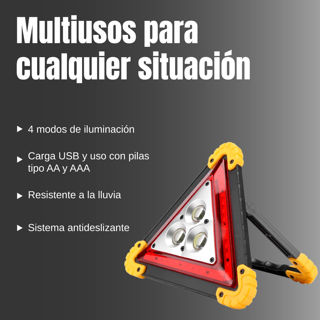 TRIÁNGULO LUMINOSO PARA AUTO