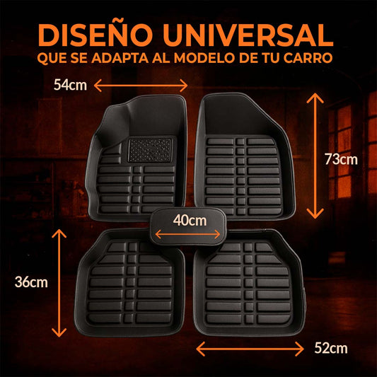 Moquetas Universales Semi Rígidas 3D para Auto 🚗 | Incluye Accesorio Gratis