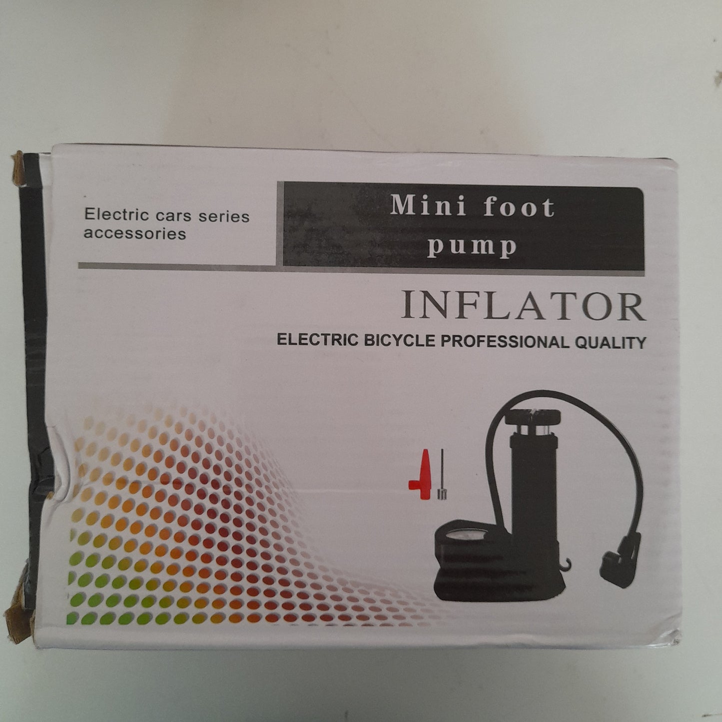 INFLADOR ELECTRICO PARA BICICLETAS