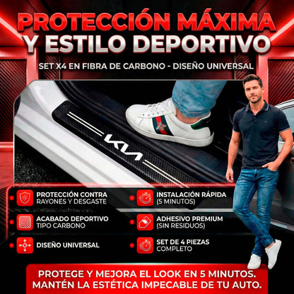 Protec-Umbral Max - Protector Universal para Umbral de Puerta 🎁JUEGO 4 PUERTAS🎁CON MARCAS DE AUTOS