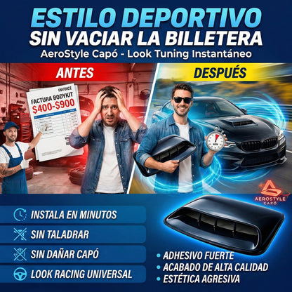 🚘Salida de aire decorativo para auto NEGRO
