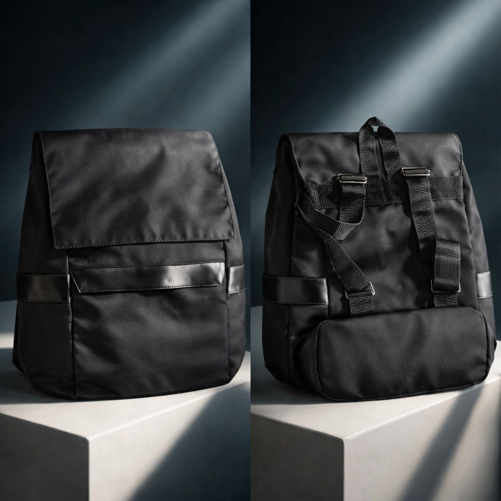 Mochila negra Lio
