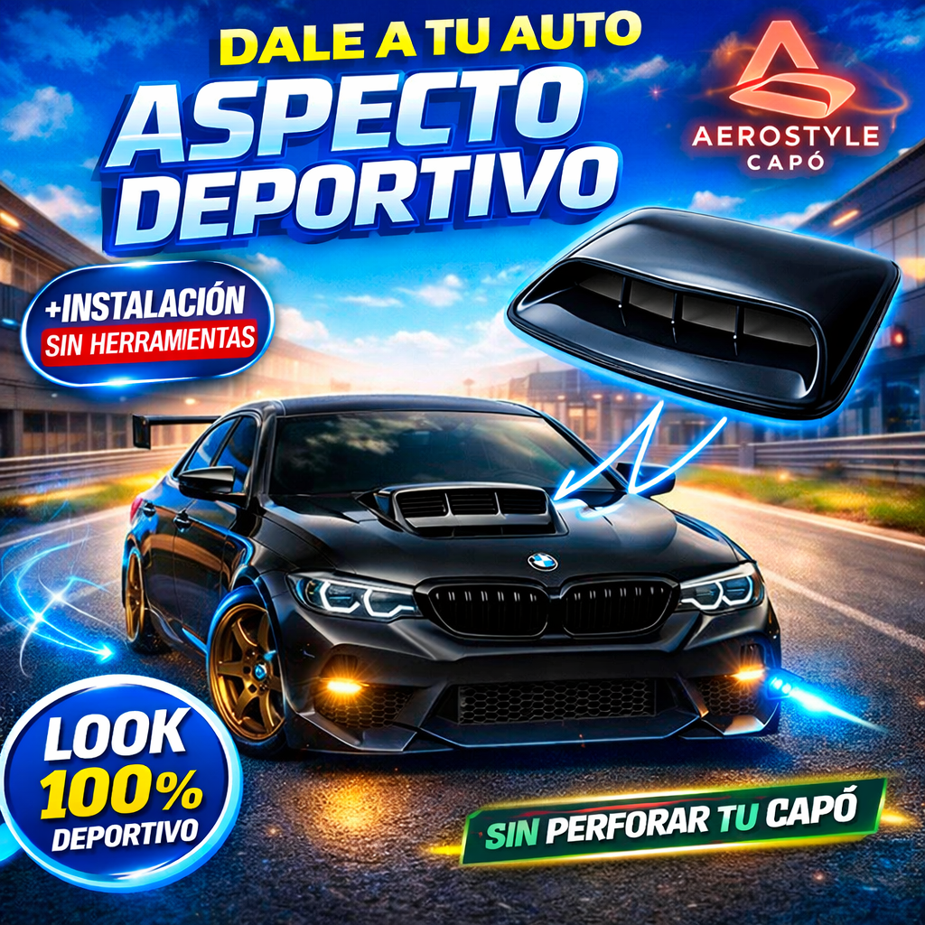 🚘Salida de aire decorativo para auto NEGRO