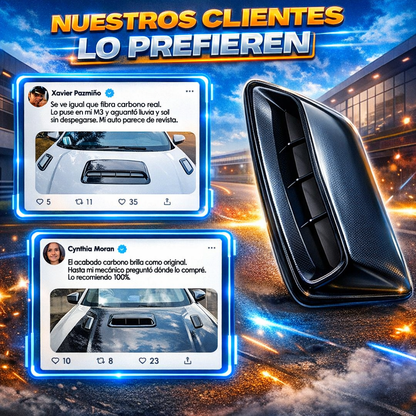 🚘Salida de aire decorativo para auto NEGRO