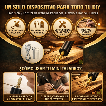 MINI TALADRO ELECTRICO 🎁PROMO LANZAMIENTO🎁