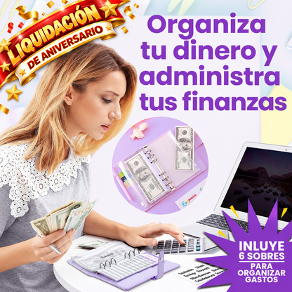 AGENDA PARA CONTROL DE GASTOS Y AHORRO 🎁ENVÍO GRATIS🎁