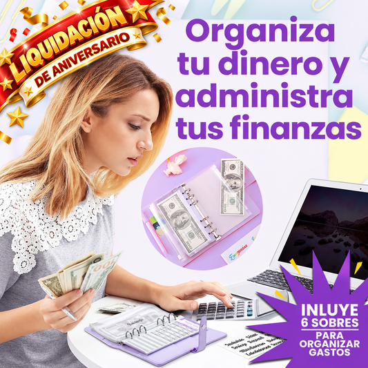 AGENDA PARA CONTROL DE GASTOS Y AHORRO 🎁ENVÍO GRATIS🎁