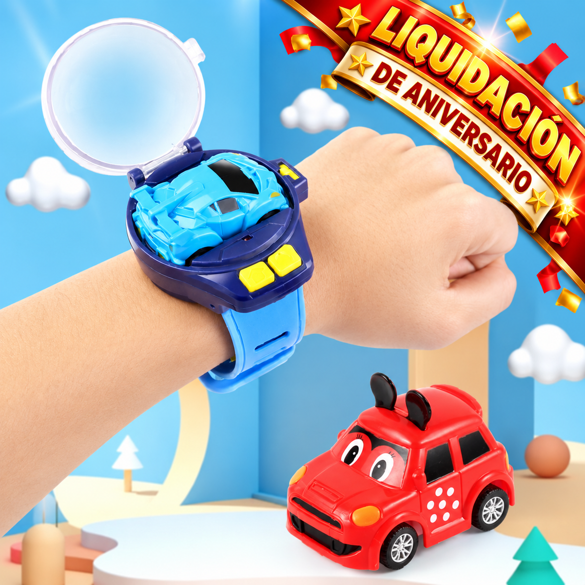 RELOJ CARRO A CONTROL REMOTO