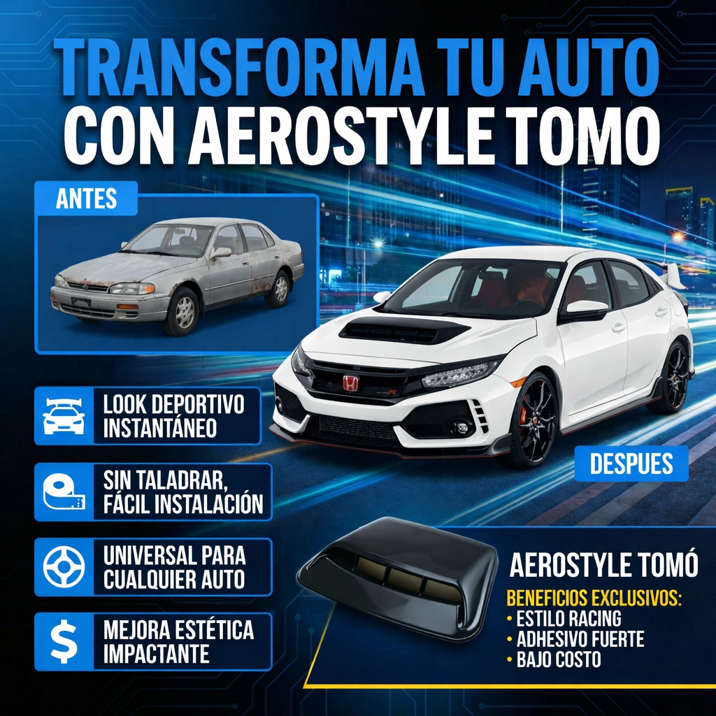 🚘Salida de aire decorativo para auto NEGRO