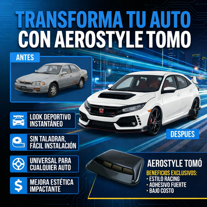 🚘Salida de aire decorativo para auto NEGRO