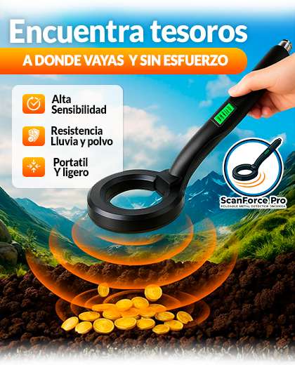 ScanForce Pro Detector de metales portatil