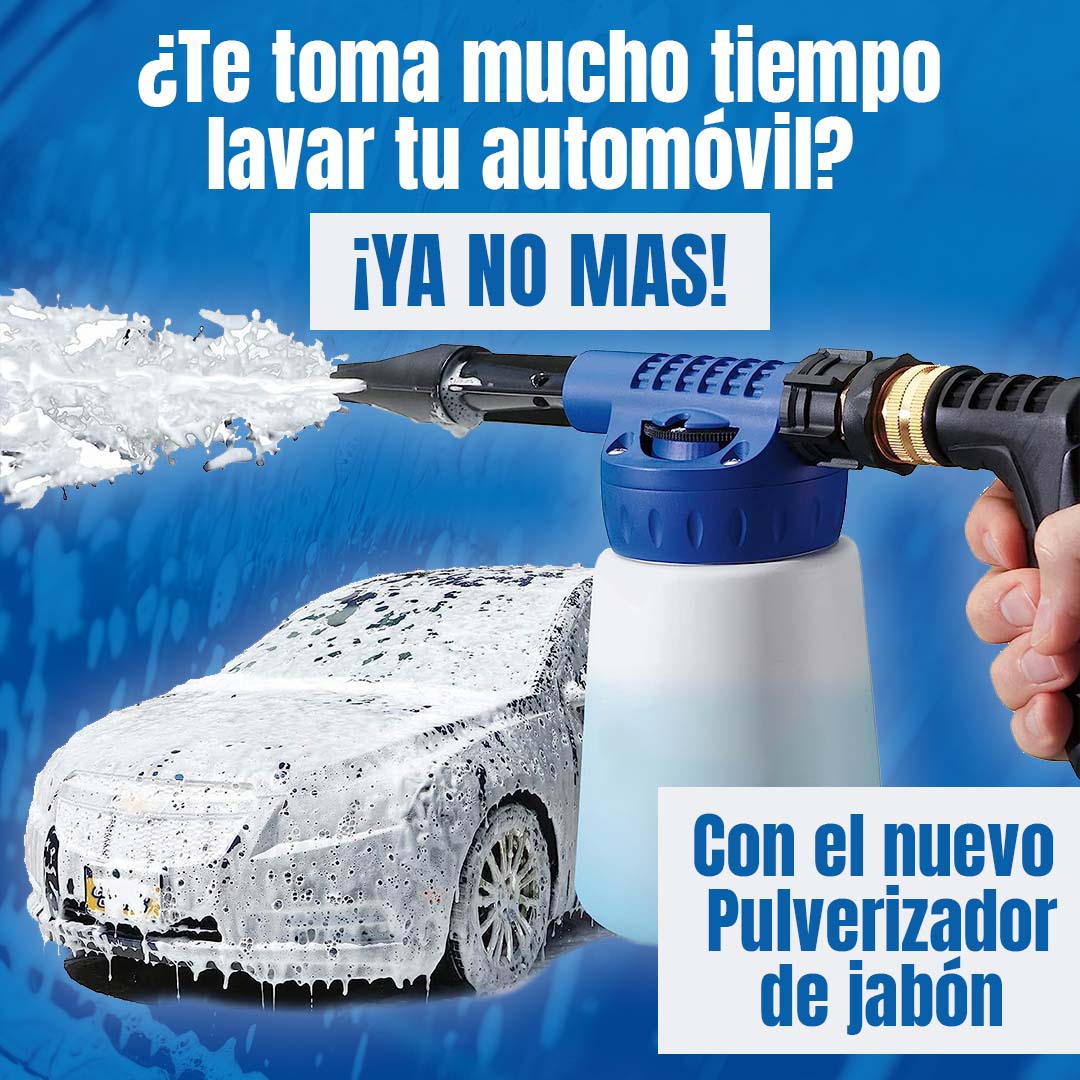 FoamBlast Auto Kit💦Pulverizador de jabón para lavar tu auto 🚗