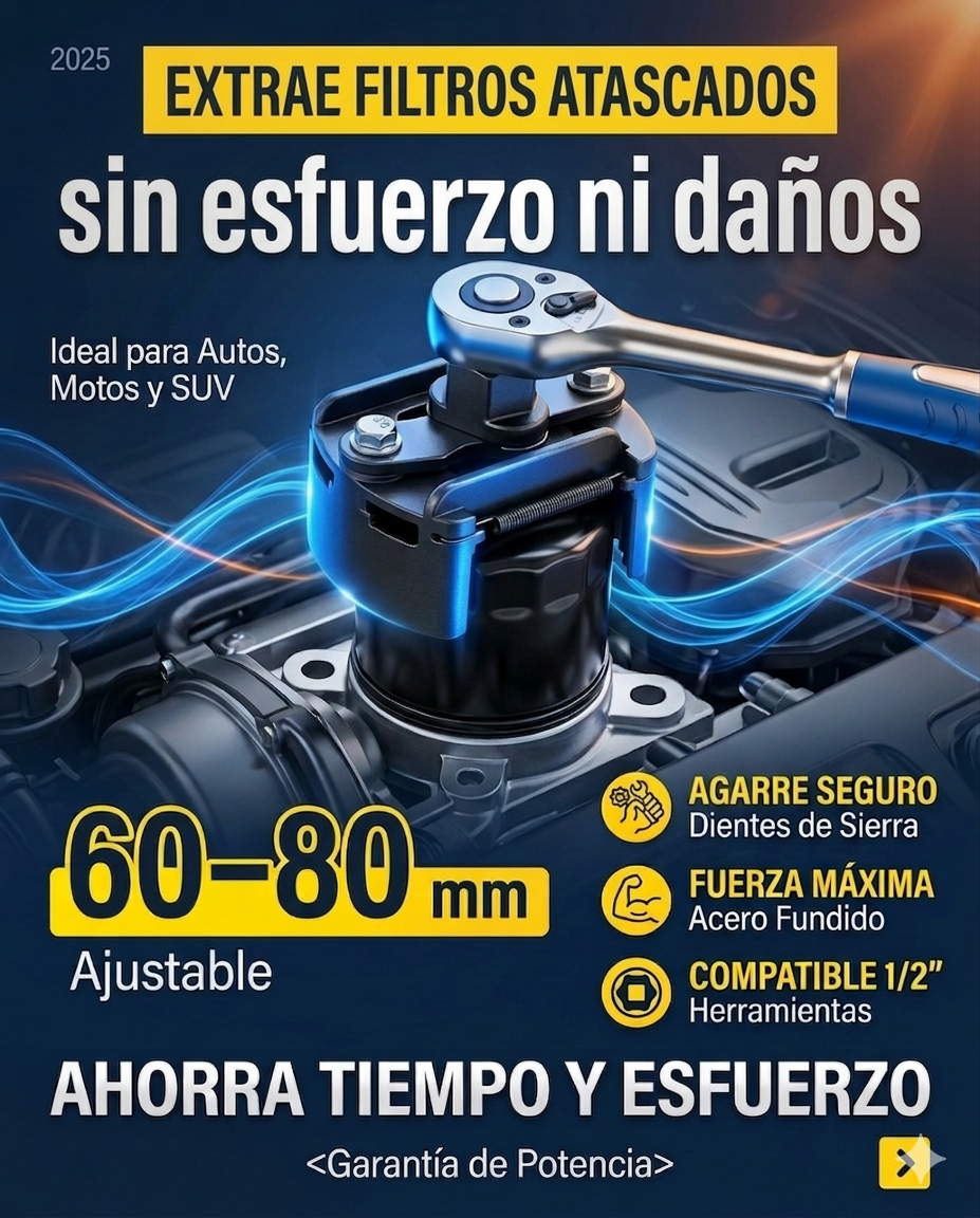 LLAVE AJUSTABLE PARA FILTROS