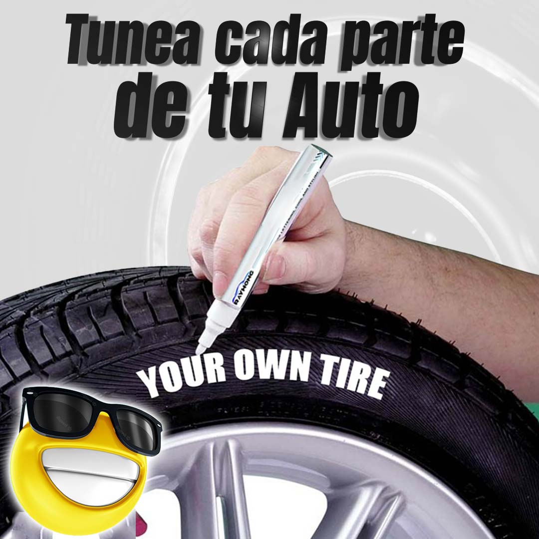 MARCADOR  PARA LLANTAS-BLANCO
