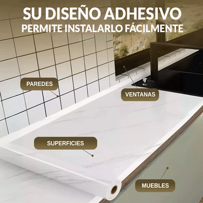 PAPEL ADHESIVO TIPO MARMOL 60cm x 5m  🎁SET X 2 UNIDADES🎁