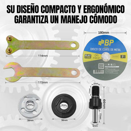 ADAPTADOR DE TALADRO PARA DISCOS 🎁COMBO ADAPTADOR + DISCO🎁