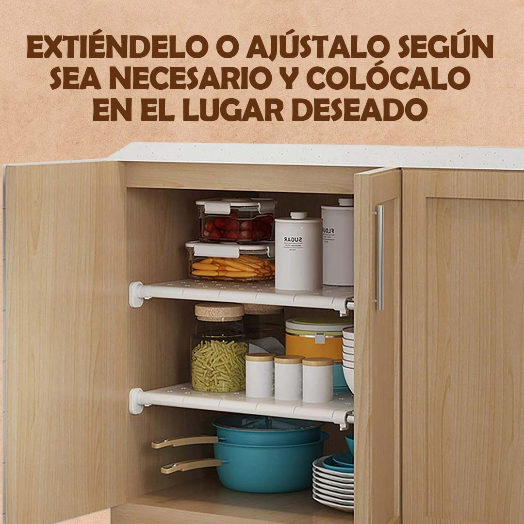 Repisas EXPANDIBLES Ajuste de 46 a 75 cm 🎁PROMO 2 UNIDADES🎁