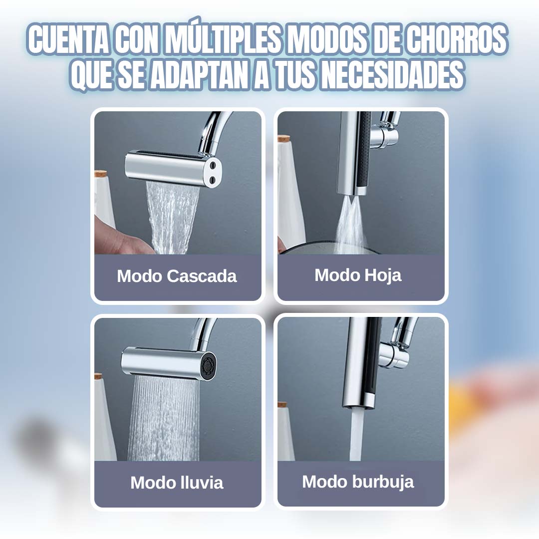 ADAPTADOR UNIVERSAL PARA FREGADERO 4 CHORROS🎁ENVÍO GRATIS🎁