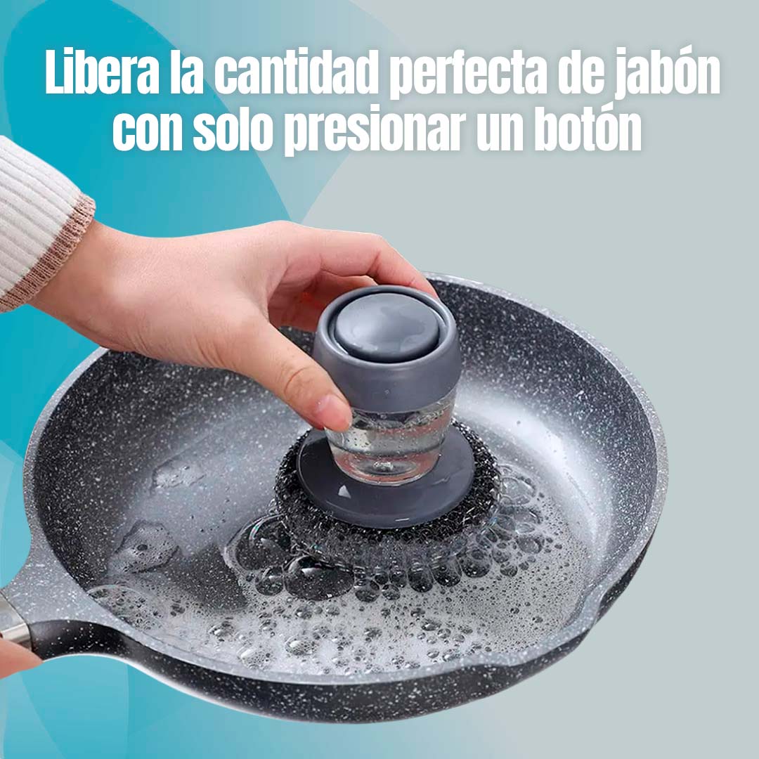 CEPILLO PARA LAVAR CON DISPENSADOR DE JABÓN 🎁PROMO 3 UNIDADES🎁