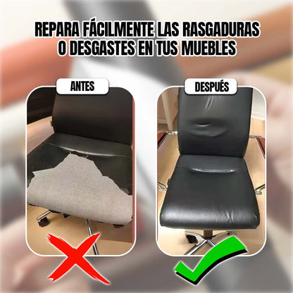 🎁HOY ENVÍO GRATIS🎁 CUERO SINTÉTICO AUTO ADHESIVO PARA REPARACIÓN (100*137CM)