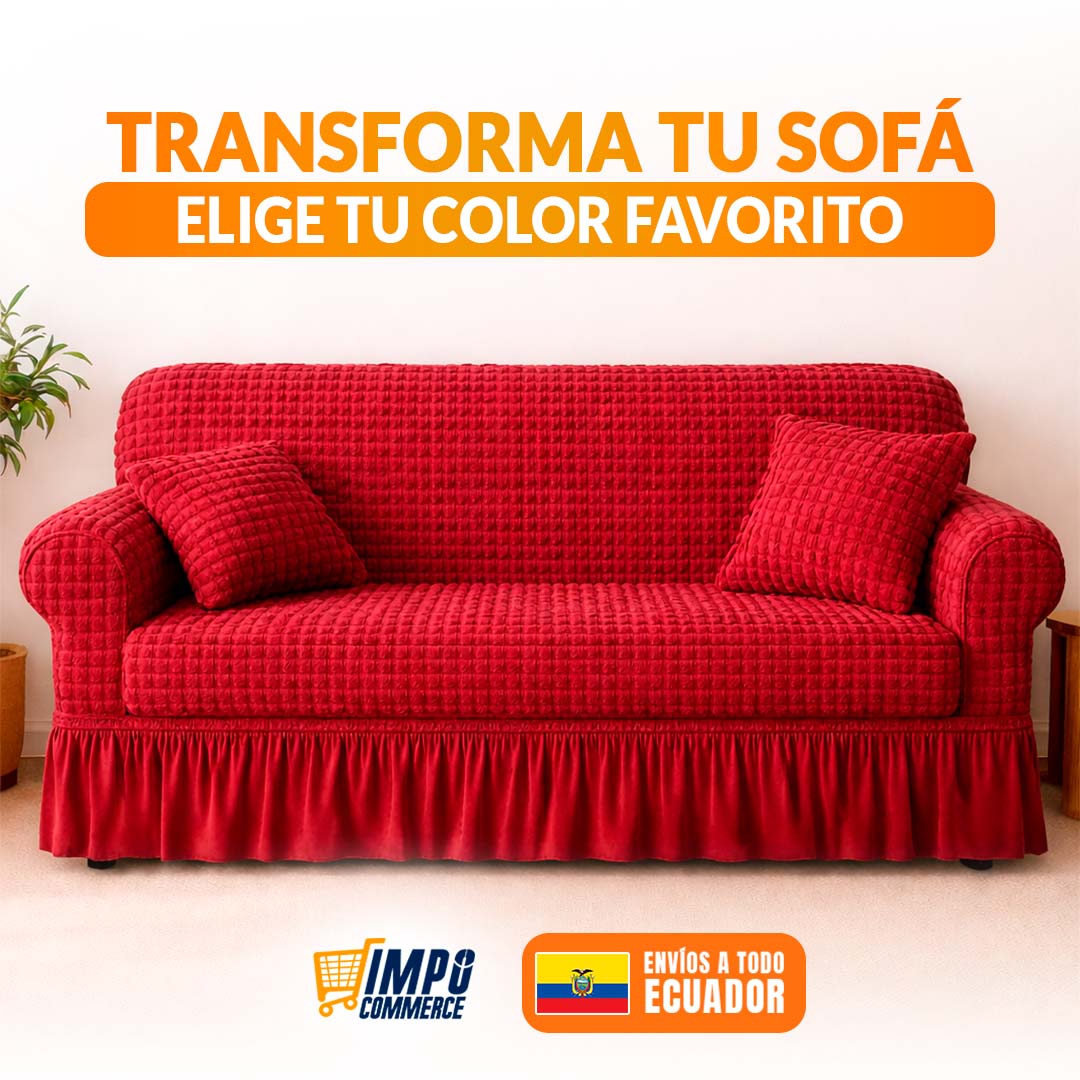 FORRO DE SILLON TIPO GALLETA CON VUELOS 🎁ENVÍO GRATIS🎁