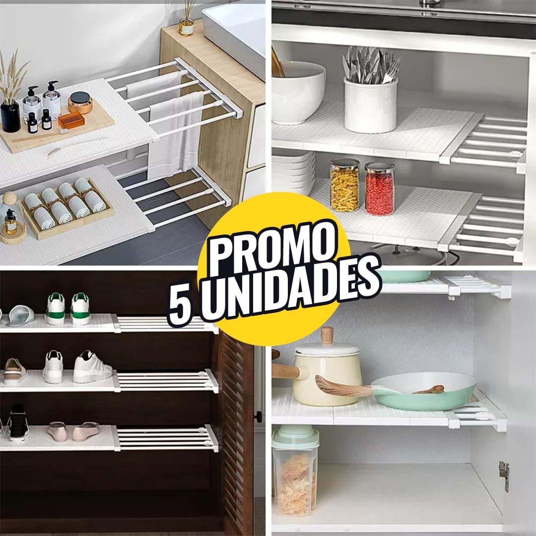 Repisas EXPANDIBLES Ajuste de 46 a 75 cm 🎁PROMO 5 UNIDADES🎁