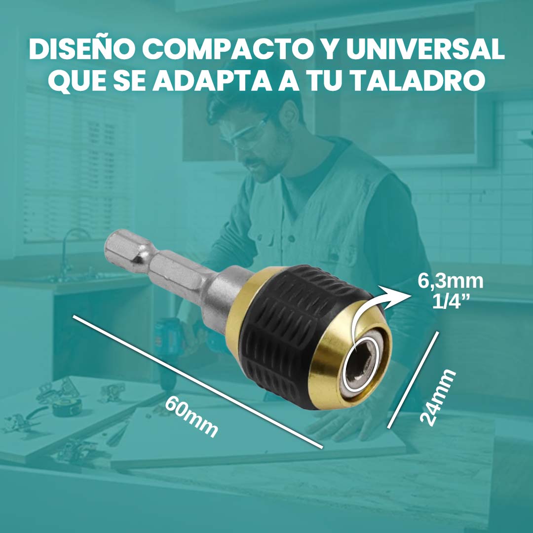 ADAPTADOR PARA BROCAS HEXAGONALES UNIVERSAL 🎁HOY PROMO 2 UNIDADES🎁