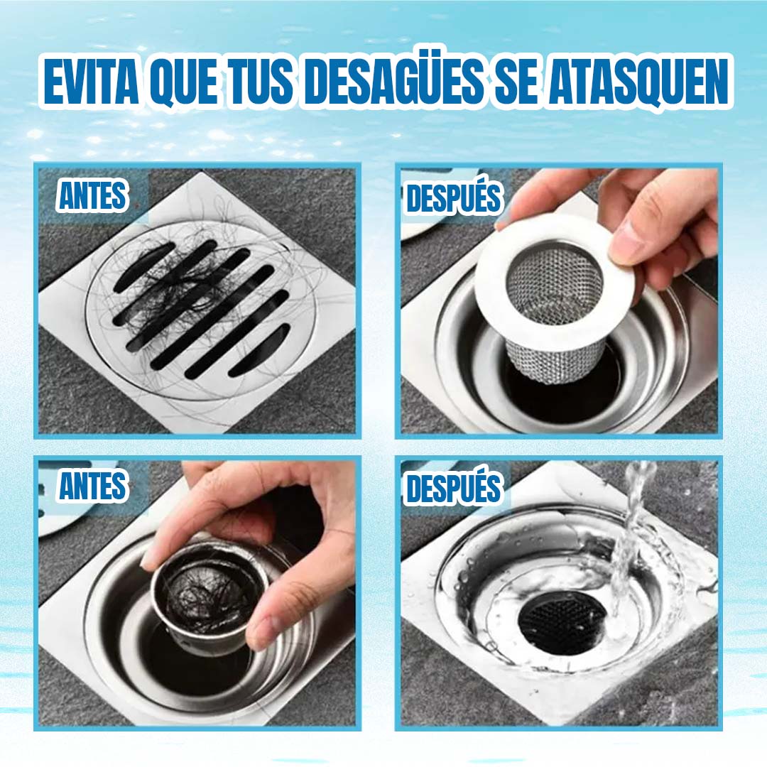 DESAGÜE UNIVERSAL EVITA OBSTRUCCIONES🎁PROMO 2 UNIDADES🎁