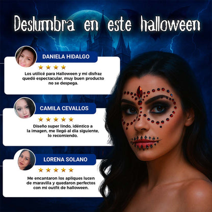 PEGATINAS FACIALES CON DIAMANTES DE MAQUILLAJE KATRINA