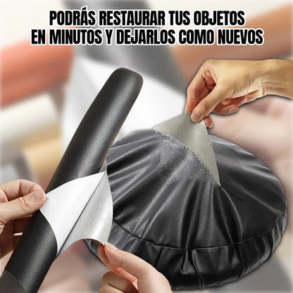 🎁HOY ENVÍO GRATIS🎁 CUERO SINTÉTICO AUTO ADHESIVO PARA REPARACIÓN (100*137CM)