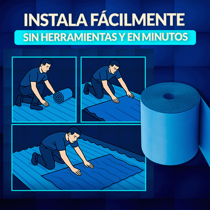 TechBlock Pro®️ Rollo impermeable adhesivo para techos (5m largo x 1m ancho)