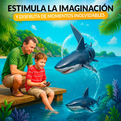TIBURON A CONTROL REMOTO 🎁ENVÍO GRATIS🎁