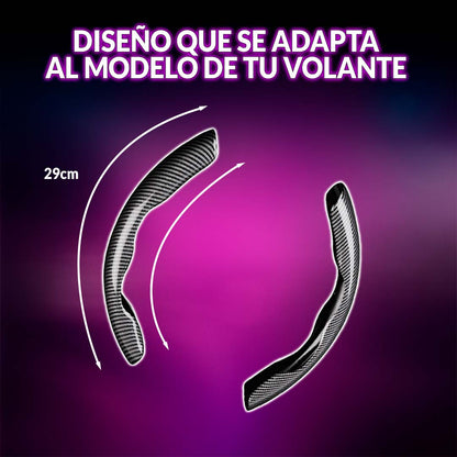 CarbonDrive Pro 🚗  Protector de Volante estilo Fibra de Carbono 🎁HOY ENVÍO GRATIS🎁