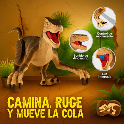 DINOSAURIO CAMINADOR A CONTROL REMOTO🦕