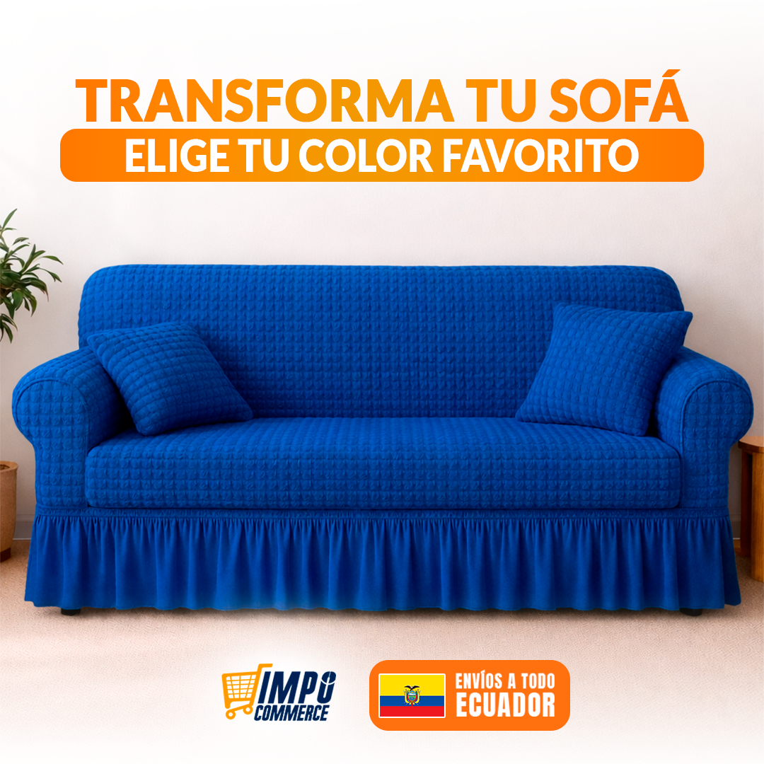 FORRO DE SILLON TIPO GALLETA CON VUELOS 🎁ENVÍO GRATIS🎁