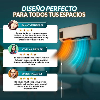 MINI VENTILADOR Y CALEFACTOR DE PARED 🎁ENVÍO GRATIS🎁
