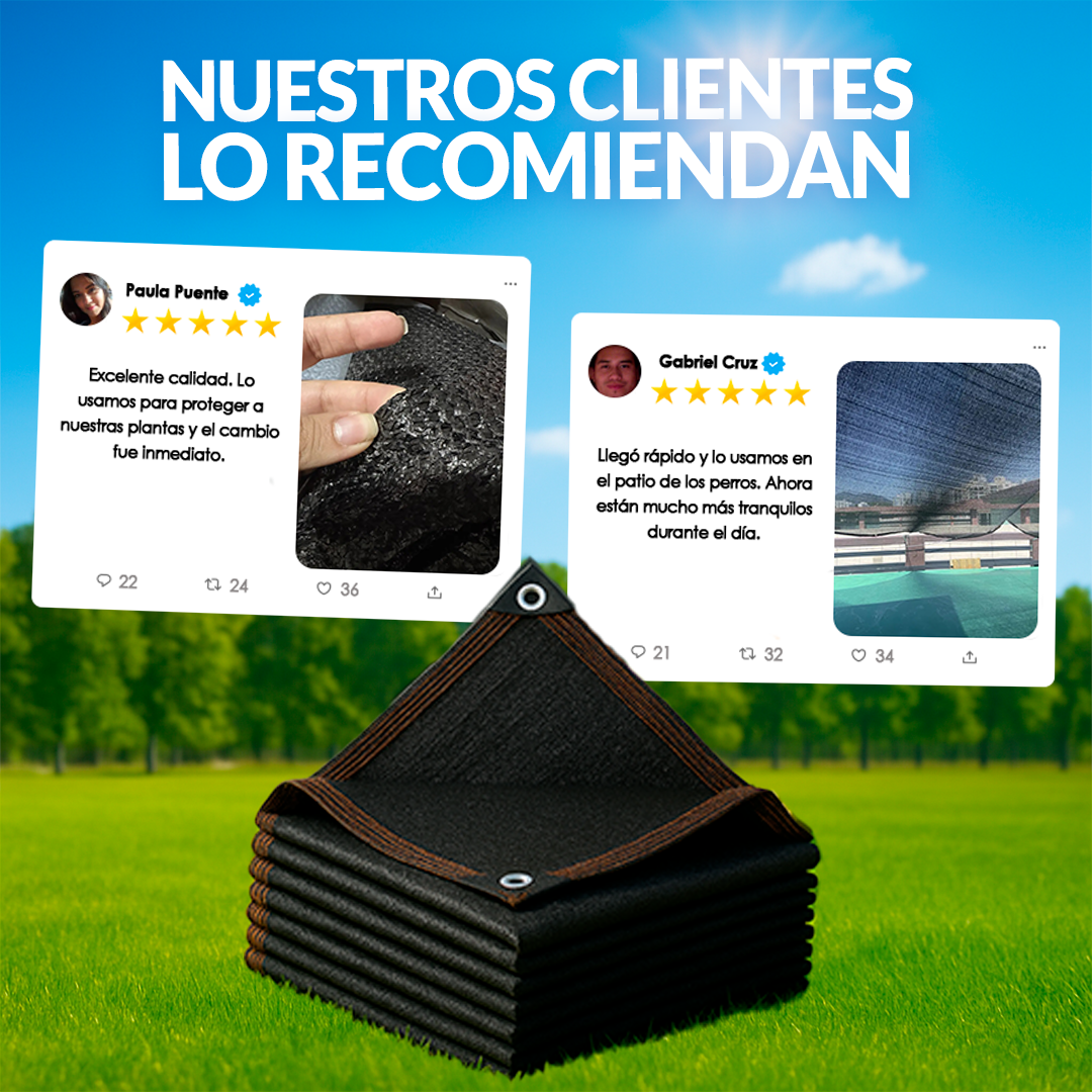 SunBlock®️ Toldo de sombra reforzado 2mx8m