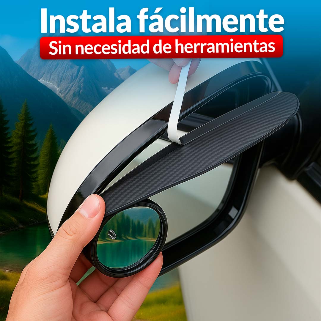 CarbonLook | Visera de retrovisor con punto ciego 🎁PROMO 2 UNIDADES🎁